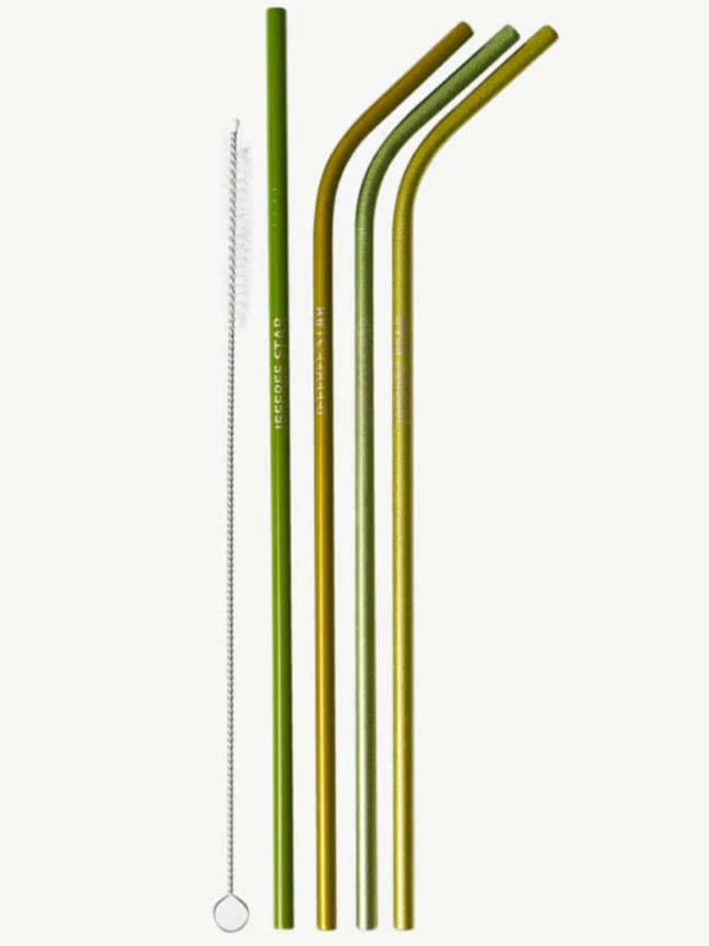 Jeffree Star Custom Green Stainless Steel Straw Set - Picture 2 of 8